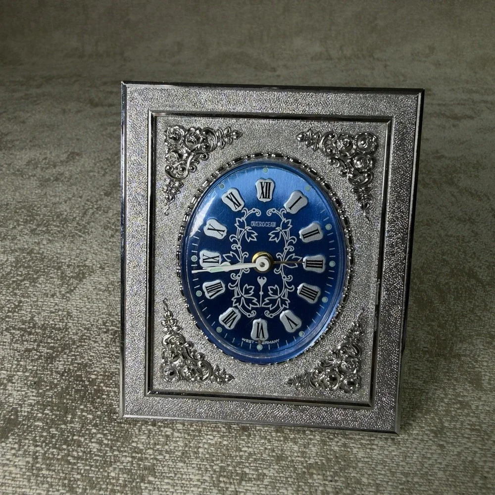 Vintage Alarm Clock From West Germany- OVEROCEAN It Works!